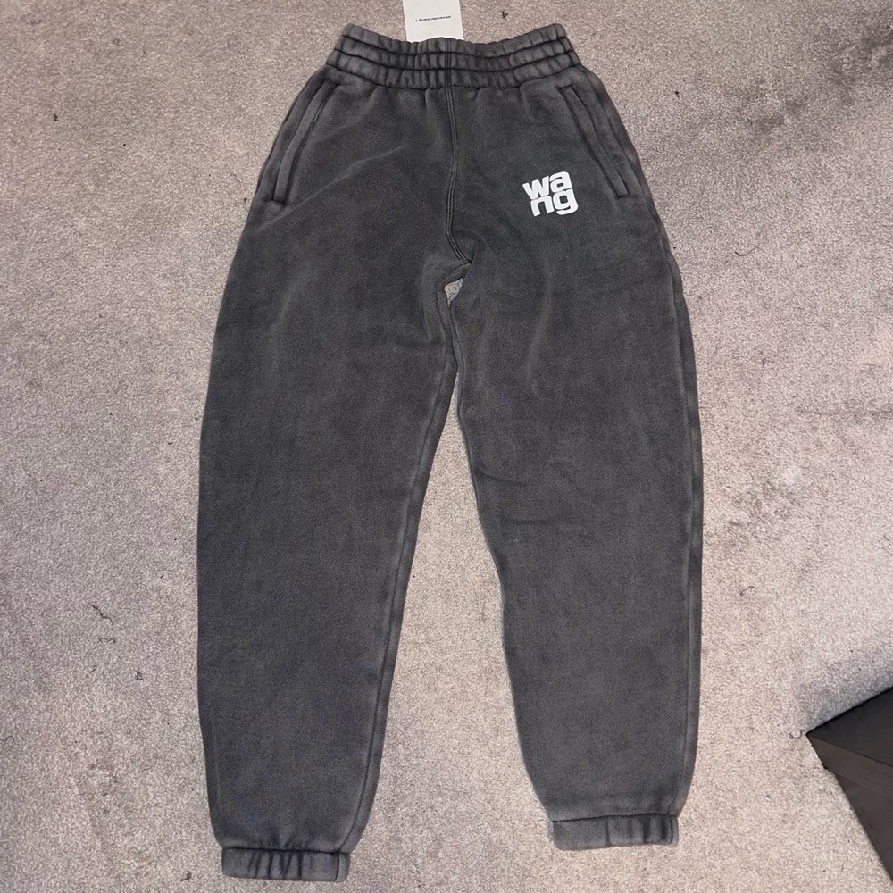 Alexander Wang Puff Logo Sweatpants - Structured Terry